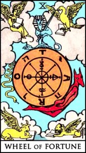 The changes signified by the Wheel of Fortune card and why we fear them.