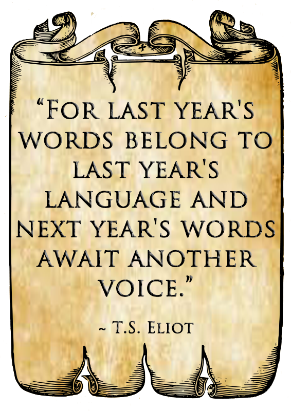 Happy New Year 2014...Last Year's words...