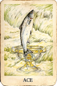 Merlin Tarot - Ace of Cups