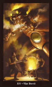 Devil in the Steampunk Tarot 