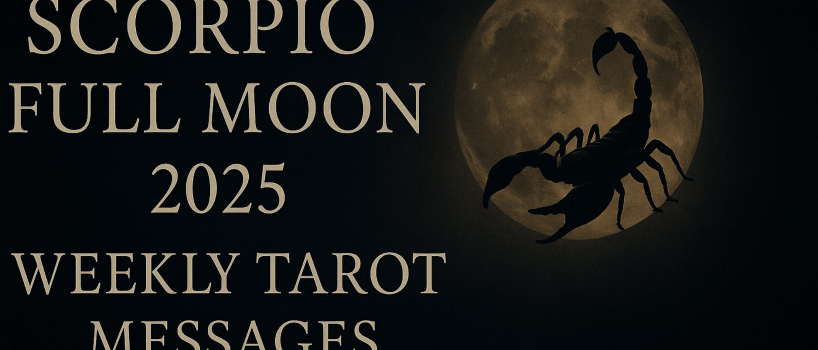 Scorpio Full Moon 2025 (Tarot Reading) Scorpio Full Moon 2025 (Tarot Reading)